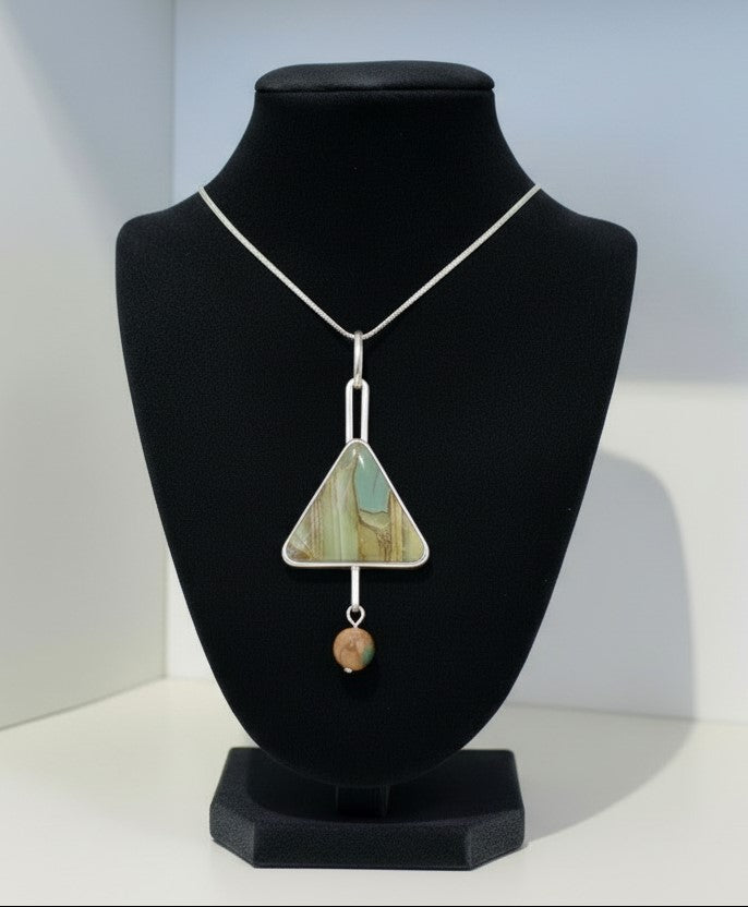 Pendentif Jaspe Lézard